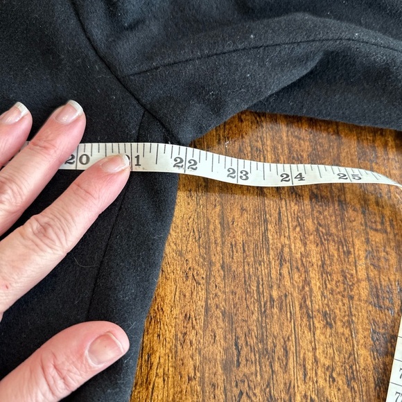 Foret de Framboise | Vintage Black Wool Cashmere Blend Blazer Jacket - Picture 7 of 8